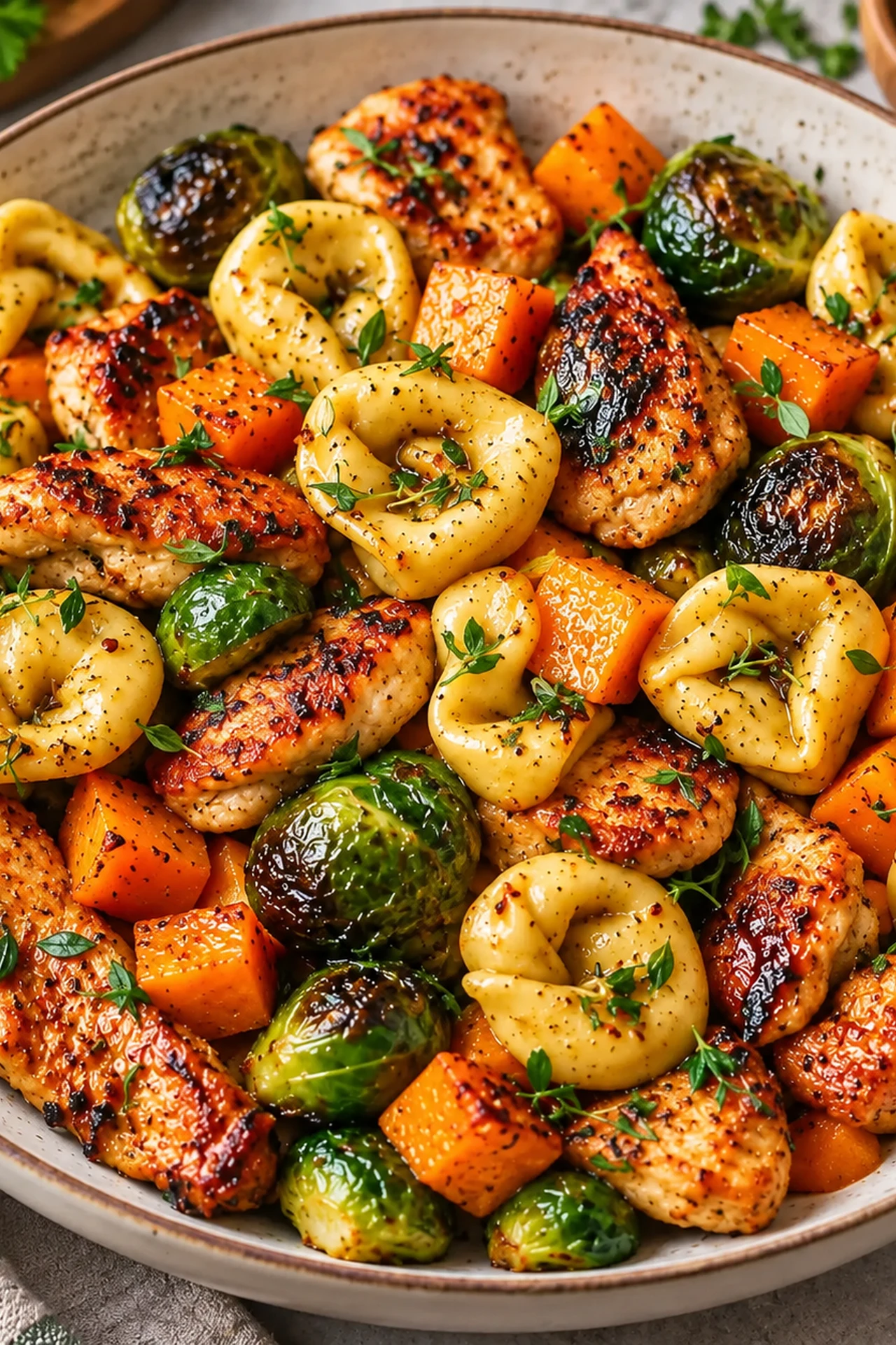 Cozy Autumn Chicken Dinner with Roasted Vegetables