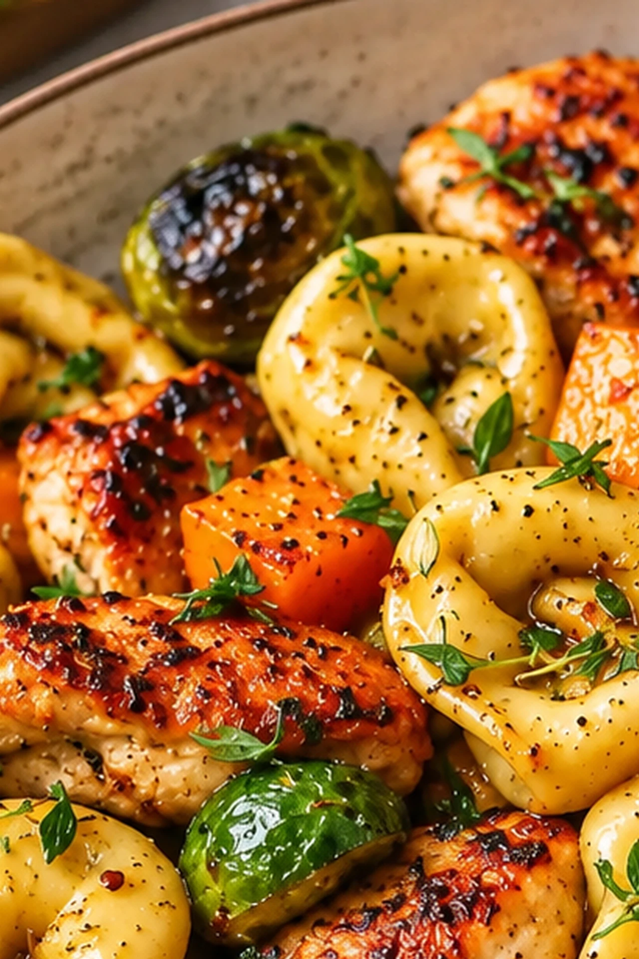 Cozy Autumn Chicken Dinner with Roasted Vegetables