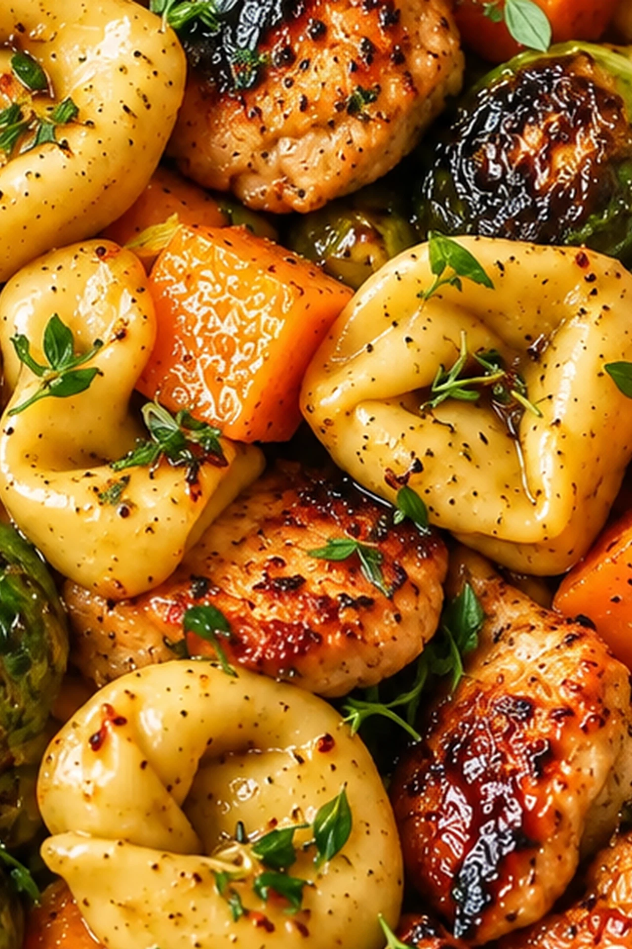 Cozy Autumn Chicken Dinner with Roasted Vegetables