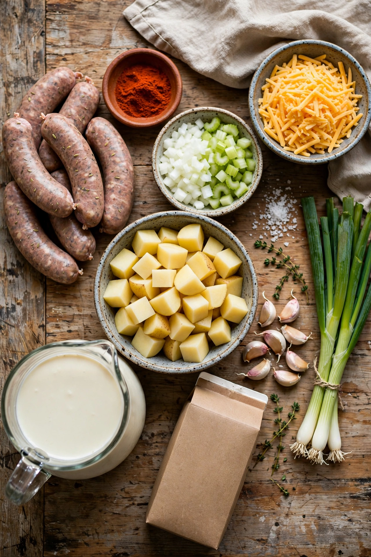 Creamy Potato and Sausage Chowder