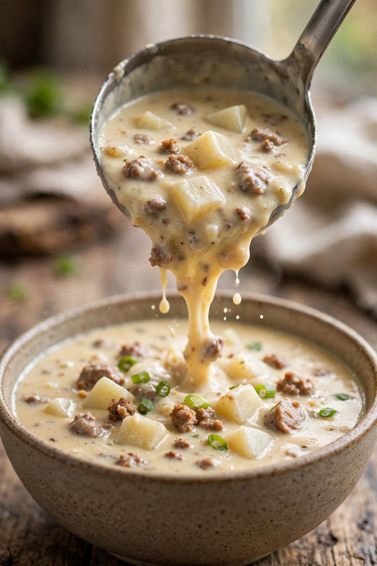 Creamy Potato and Sausage Chowder